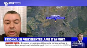 Policier renversé: pour Claude Carillo, secrétaire régional Alliance Police, "le conducteur n'a pas voulu s'arrêter et a foncé délibérément sur un policier"