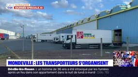 Mondeville: les transporteurs s'organisent