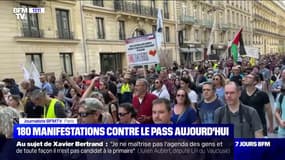 Manifestation anti-pass sanitaire: à Paris, le cortège est en train de se disperser