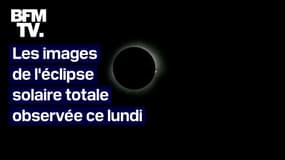 Les images de l'éclipse solaire totale observée ce lundi au Mexique, aux États-Unis et au Canada 