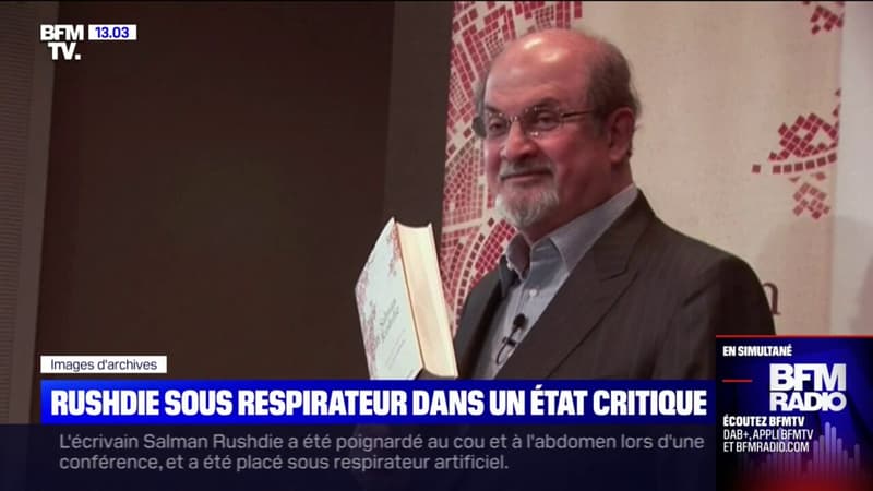 Salman Rushdie poignardé aux États-Unis: dans un état critique, l'écrivain britannique a été placé sous respirateur