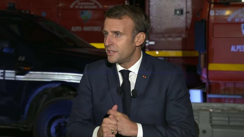 Emmanuel Macron ce mercredi soir.