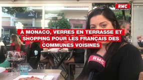 A Monaco, verres en terrasse et shopping pour les Français des communes voisines