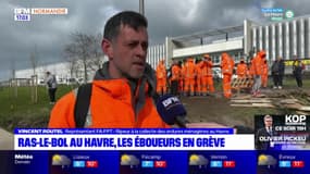 Réforme des retraites: égoutiers et éboueurs toujours en grève au Havre
