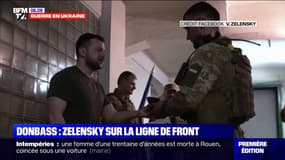 Volodymyr Zelensky sur la ligne de front dans le Donbass aux côtés des troupes ukrainiennes
