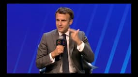 Emmanuel Macron: "Il n'y a pas d'un côté la France des gilets jaunes et d'un côté la France de la Tech"