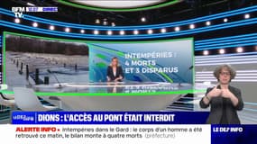 Intempéries: "Il y avait une interdiction de passage dès 23h", précise la préfecture du Gard