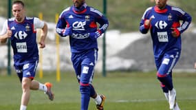 Nicolas Anelka, Franck Ribéry et Thierry Henry