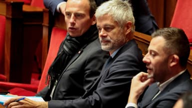 Le patron des députés du parti Les Républicains, Laurent Wauquiez, le 27 novembre 2025 à l'Assemblée nationale 
