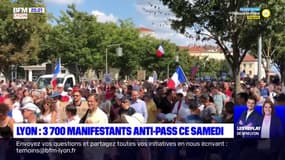 Manifestations anti-pass sanitaire: 3700 personnes ont manifesté ce samedi à Lyon