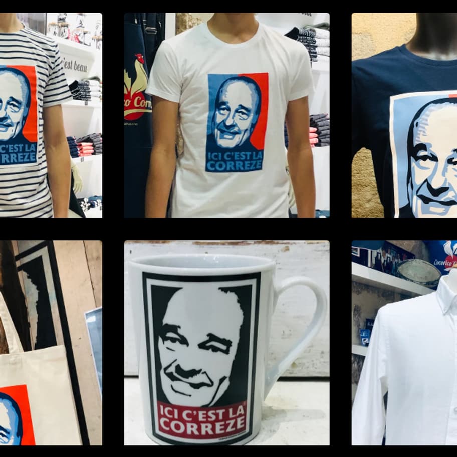 A Brives, une boutique de souvenirs corrézien assaillie par les fans de  Jacques Chirac