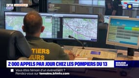 Bouches-du-Rhône: 2000 appels par jour chez les pompiers