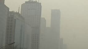 La ville de Pékin sous son brouillard de pollution (photo d'illustration)