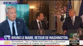Pour Le Maire, Macron a eu "le courage" de montrer son "désaccord sur le climat" lors de son discours au Congrès