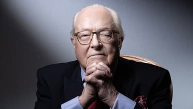 Jean-Marie Le Pen à Paris le 7 janvier 2022