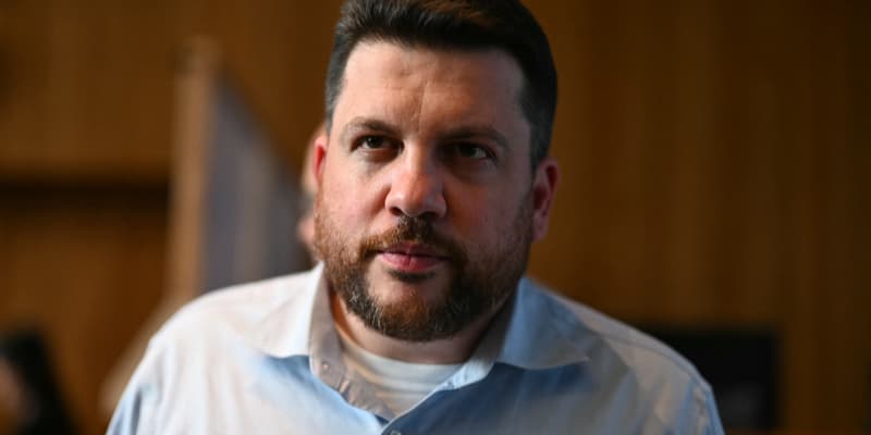 Leonid Volkov, ancien chef de cabinet du leader de l'opposition russe Alexei Navalny à Bonn, en Allemagne, le 2 août 2024.