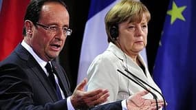 François Hollande et Angela Merkel