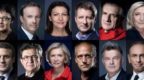 Les 12 candidats à l'élection présidentielle 2022