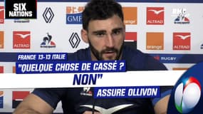 France 13-13 Italie : "Quelque chose de cassé ? Non", assure Ollivon