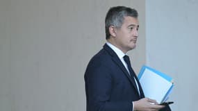 Le ministre de la Justice, Gérald Darmanin, à l'Élysée le 24 décembre 2024  