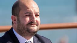 Le maire RN de Fréjus David Rachline, le 28 avril 2022 dans sa ville