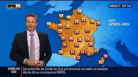 La météo pour ce lundi 8 juin 2015