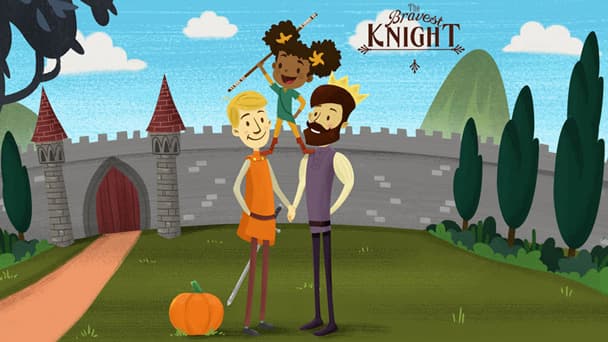 "The bravest Knight", dessin animé diffusé sur Hulu.