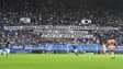 La banderole des supporters de Strasbourg lors du match face au Havre (1-0, L1), le 14 septembre 2025