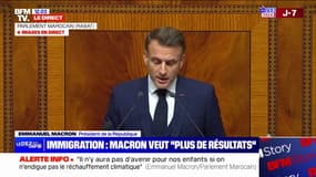 "Il faut un cessez-le-feu à Gaza", affirme Emmanuel Macron devant le Parlement marocain