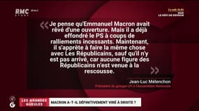 Macron a-t-il définitivement viré à droite ?: "Les Républicains n'ont qu'à lui faire l'investiture pour 2022 comme ça, c'est réglé"