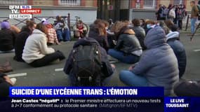 Suicide d'une lycéenne trans: l'émotion des élèves du lycée Fénelon à Lille