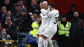 Richarlison buteur avec Tottenham à Old Trafford, 14 janvier 2024