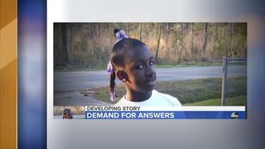 La petite Raniya Wright, âgée de 10 ans.