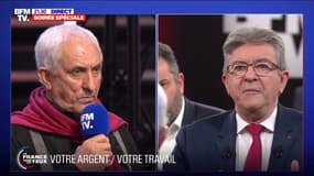 Jean-Luc Mélenchon ne souhaite aucune pension de retraite pour une carrière complète "inférieure au Smic à 1400 euros" 