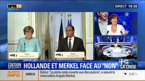 Édition spéciale Grèce (3/4): Ce qu'il faut retenir de la conférence de presse de François Hollande et Angela Merkel - 06/07