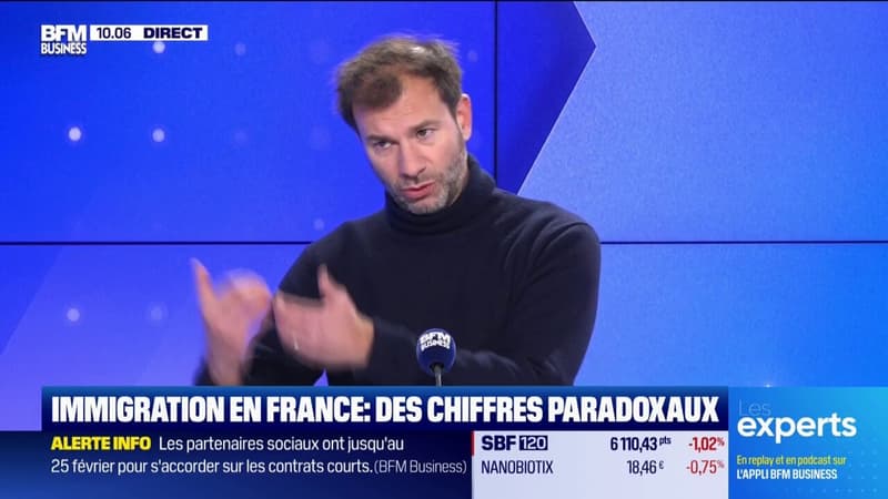 L'immigration de travail en baisse en France