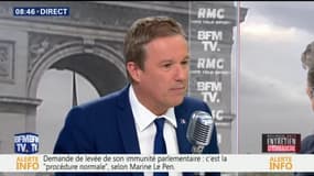 "Si les Français ne me placent pas au 2nd tour, je prendrai mes responsabilités, ce sera un choix historique" lance Dupont-Aignan 