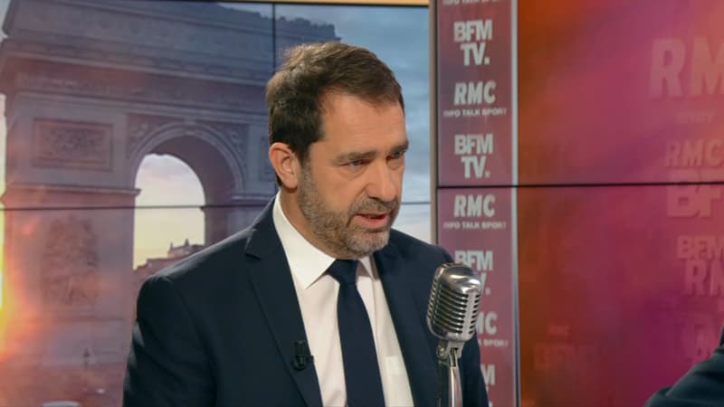 Christophe Castaner sur BFMTV et RMC le 29 janvier. 