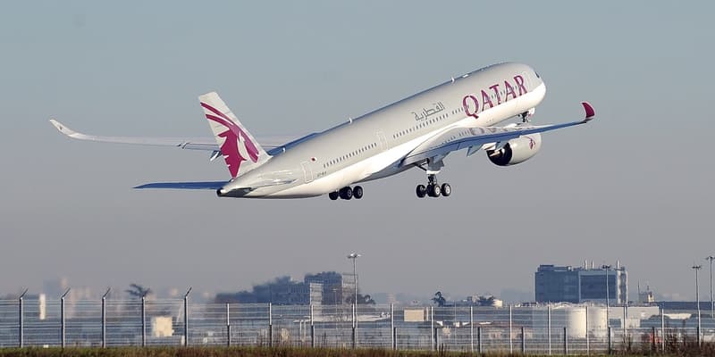 Un avion Qatar Airways
