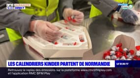 Les calendriers de l'avent Kinder partent de la Normandie