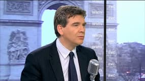 Arnaud Montebourg sur le plateau de Bourdin Direct sur BFMTV.