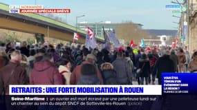 Réforme des retraites: une forte mobilisation à Rouen