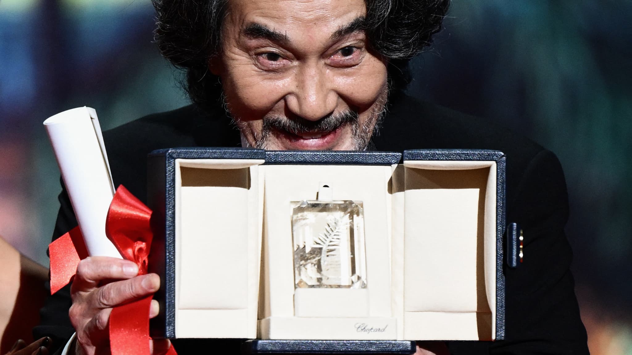 Le Japonais Koji Yakusho prix d'interprétation masculine pour "Perfect days".
Le Japonais Koji Yakusho prix d'interprétation masculine pour "Perfect days".