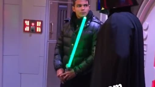 Thiago Silva à Disneyland Thiago Silva à Disneyland
