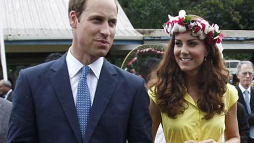 Le prince William et son épouse Kate Middleton à Honiara, sur les îles Salomon.