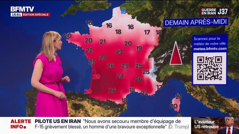 Ce dimanche, des températures qui grimpent en France