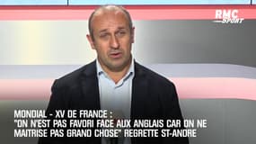 Rugby-France/Angleterre : "Les Bleus ne maîtrisent pas grand chose" déplore St-André
