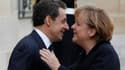 Nicolas Sarkozy et Angela Merkel se sont retrouvés lundi à Paris, à l'Elysée, pour tenter d'harmoniser leurs positions sur une discipline budgétaire renforcée au sein de la zone euro, cruciale pour surmonter la crise de la dette qui menace la monnaie uniq