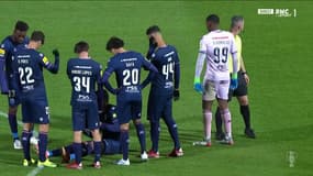 Les joueurs de Belenenses dans le "match de la honte" au Portugal