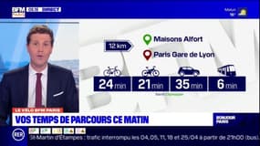 Le vélo BFM Paris: l'itinéraire du jour entre Maisons-Alfort et la gare de Lyon